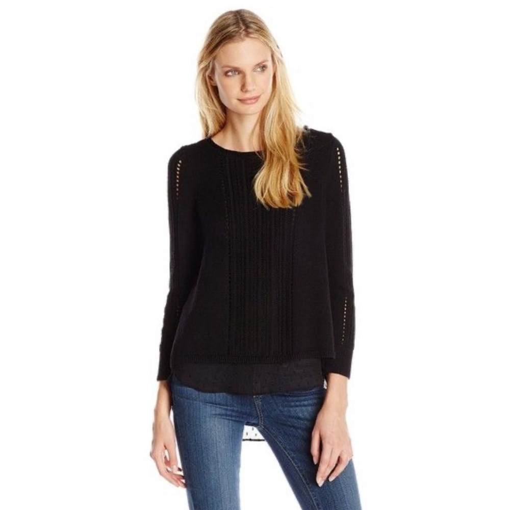 Lucky Brand Black Sweater- Size S